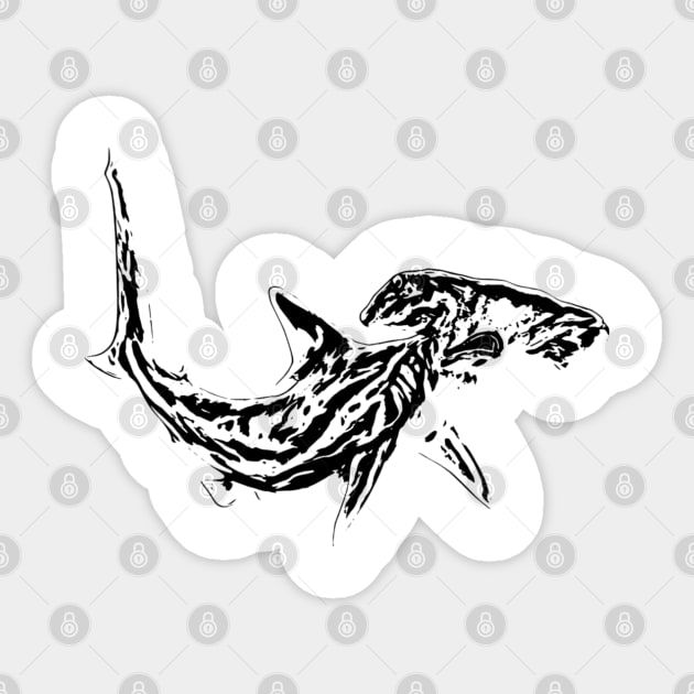 Shark Sticker by Nimmersatt